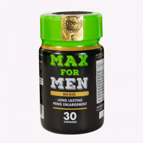 Max For Men - Cápsulas Naturales para el Bienestar Masculino