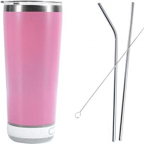 Vaso Térmico de Acero Inoxidable con Tapa Hermética con Bocina Bluetooth y destapador