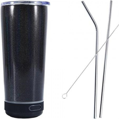 Vaso Térmico de Acero Inoxidable con Tapa Hermética  con Bocina Bluetooth y destapador