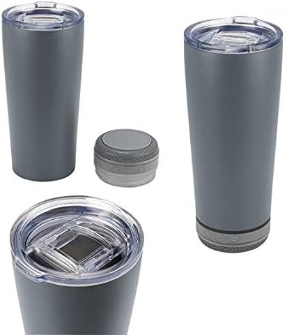 Vaso Térmico de Acero Inoxidable con Tapa Hermética  con Bocina Bluetooth y destapador