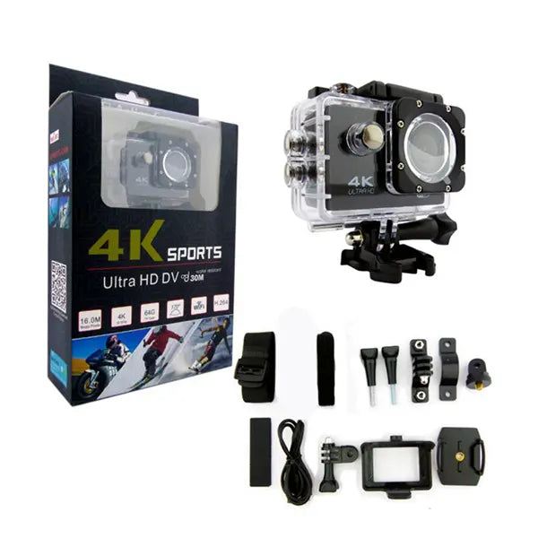 cámara deportiva WiFi HD 2.0 pulgadas, subacuática  tipo GO PRO