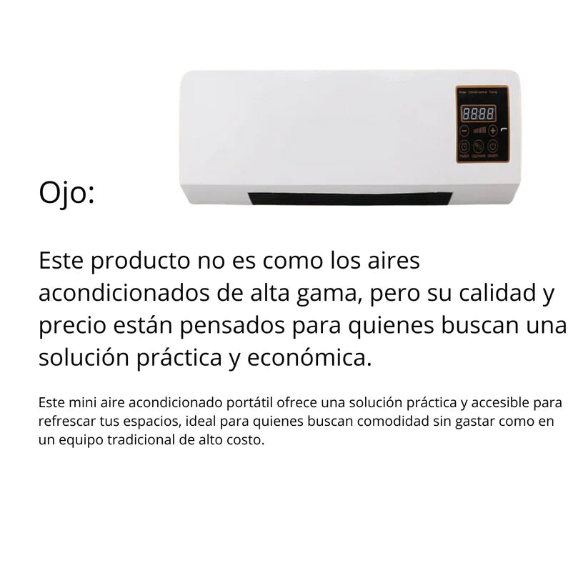 MINI Aire Acondicionado 2 en 1 (