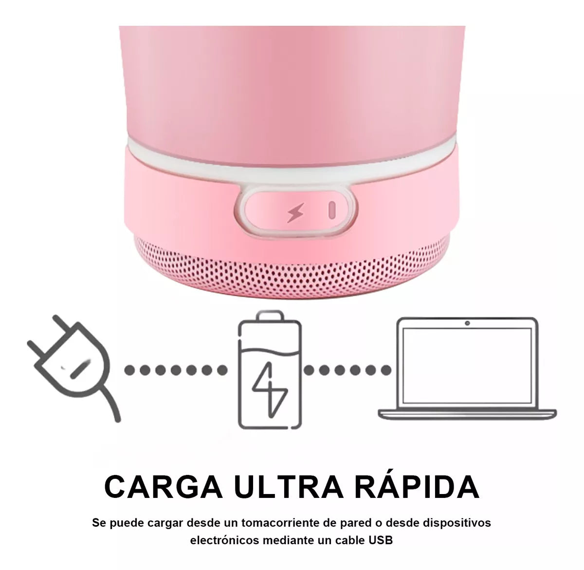 Vaso Térmico de Acero Inoxidable con Tapa Hermética  con Bocina Bluetooth y destapador