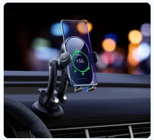 SOPORTE DE TELEFONO PARA AUTO CARGA RAPIDA 20W, TACTIL