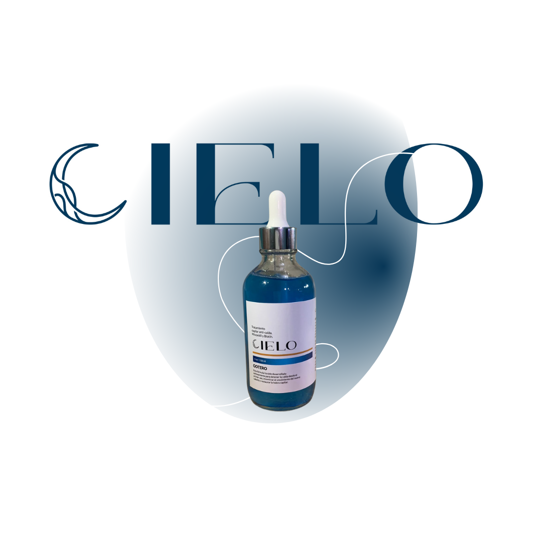 Gotero Cielo Minoxidil y Biotin- Anticaída y Crecimiento del cabello y Barba