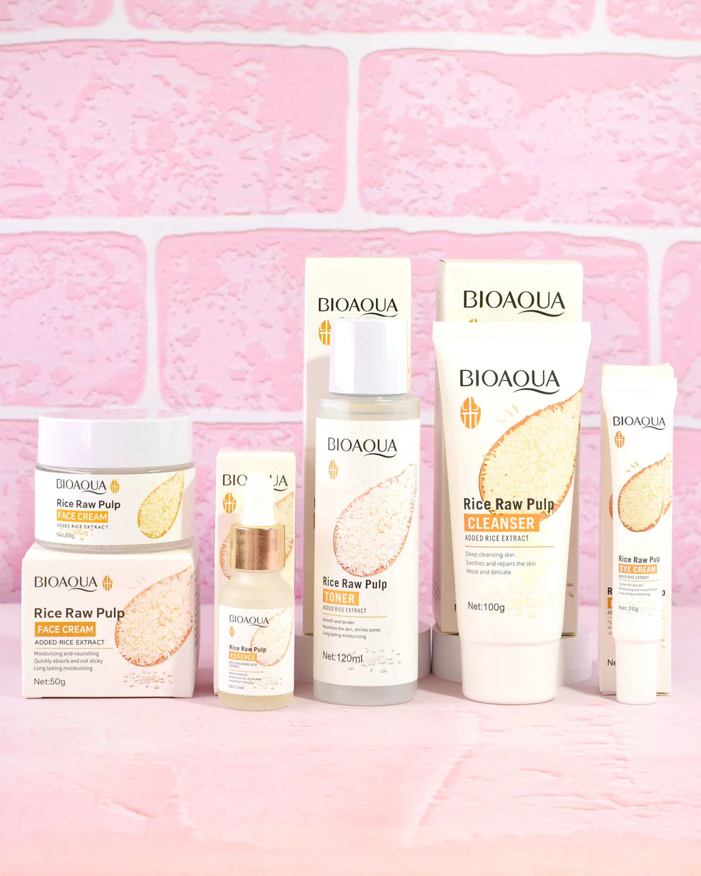 Kit  Aclarante de Arroz Bioaqua
