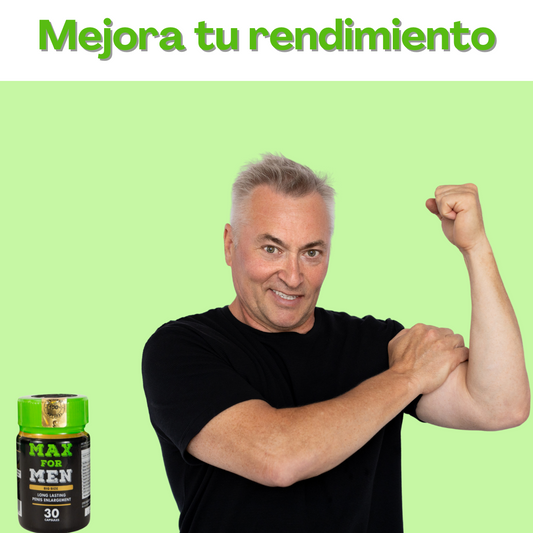 Max For Men - Cápsulas Naturales para el Bienestar Masculino